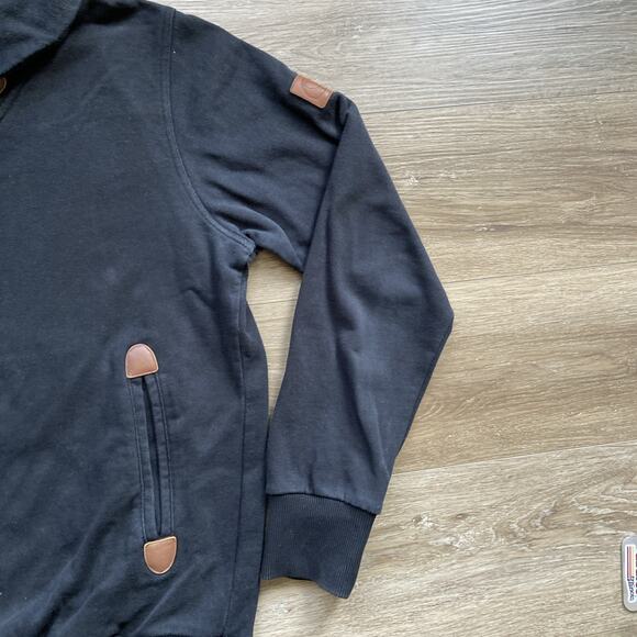 Trailwear by Penfield Sweatshirt Mens Sz M Black Shawl Neck Pullover Pockets - Picture 4 of 16
